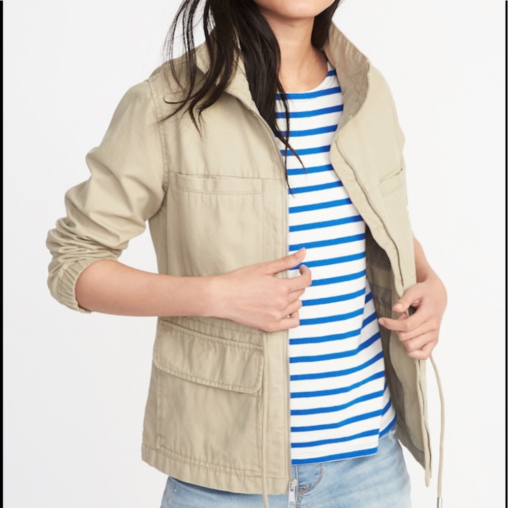 Light khaki color jacket 🌸